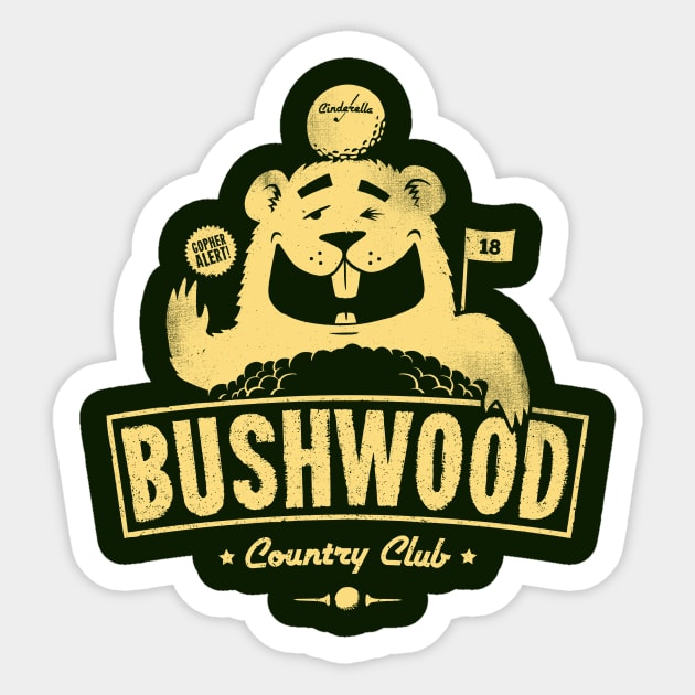 Bushwood Country Club Sticker by Stationjack